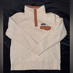 Women’s Patagonia Organic Cotton Quilt Snap-T Pullover in size M